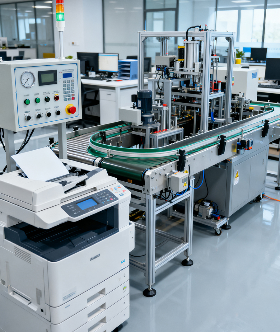 Equipos de automatización industrial y de oficina