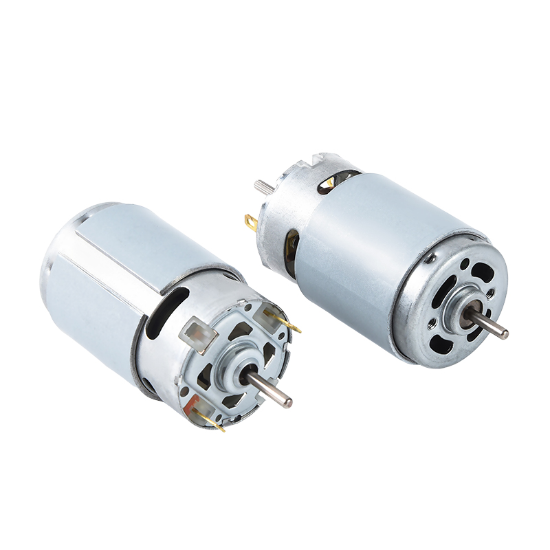 Motor de corriente continua con cepillo magnético permanente RS390 para aspiradora