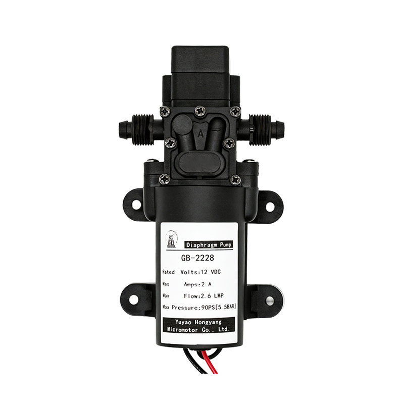 Bomba de agua de diafragma de alta presión GB-2228 con salida de doble rosca